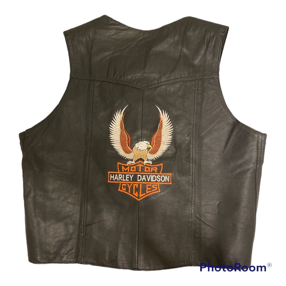 Harley Davidson leather vest